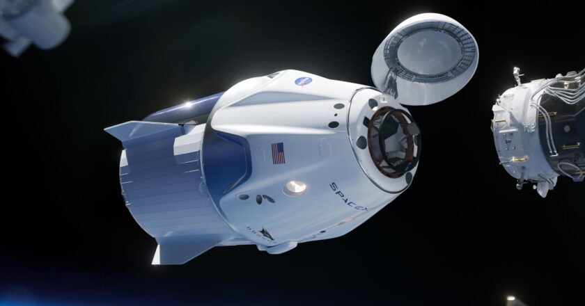 la société privée d’Elon Musk Space X envoie une capsule dans l’espace pour la première fois