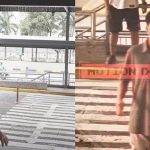 La poupée de Squid Game installée à un feu rouge