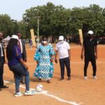 Le coup d’la DC du ministère de l'enseignement supérieur et de la recherche. donnant le coup d'envoi du Championnat Universitaire