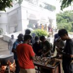 Après la fuite de Gotabaya Rajapaksa, les manifestants fête