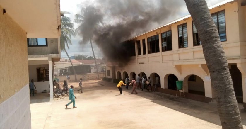 Drame : incendie dans un bâtiment public à Lomé