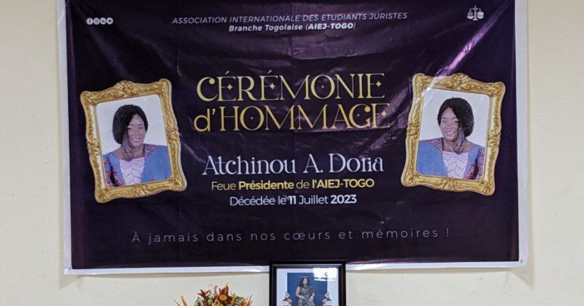 Université de Lomé : L'AIEJ-Togo rend hommage à feue Atchinou A. Doria