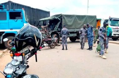 Lomé : un véhicule militaire impliqué dans une collision routière