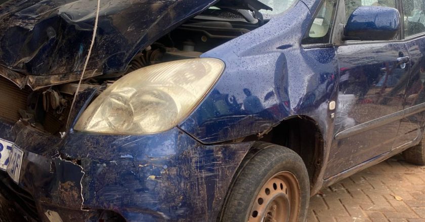 [Photos] Drame à Lomé : un véhicule défonce une boutique à Agoè ; les détails