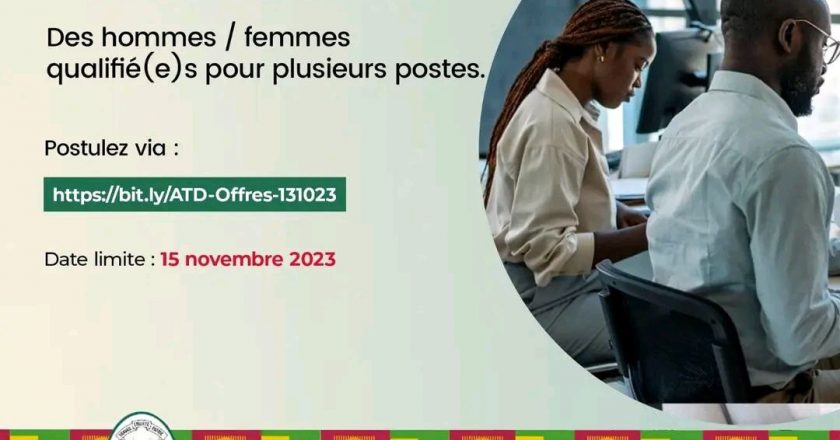 L'agence Togo Digital recrute (17 postes)